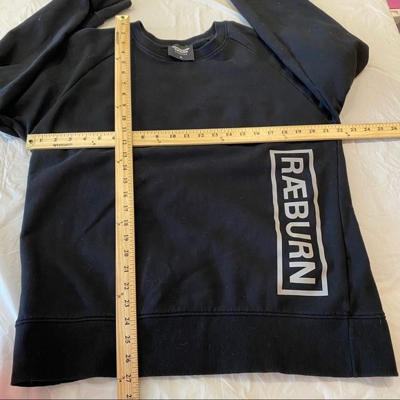 Christopher Raeburn Crewneck Logo Sweatshirt Black size XL - Picture 3 of 9